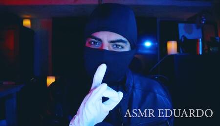 MASTER DOMINATION ROLE FT., LATEX GLOVES, BALACLAVA, LEATHER JACKET, MASK