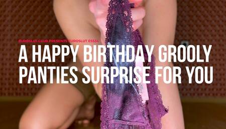 A Happy Birthday Grooly Panties Surprise For You (ES534)
