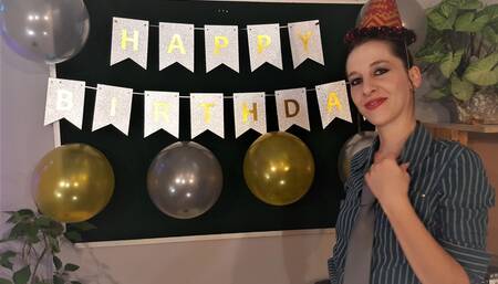 My birthday in the office