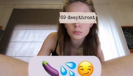 Sucking cock in 69 for a Throatpie!