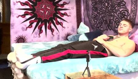 Slave Strapped to Feet - Made to Sniff and Lick