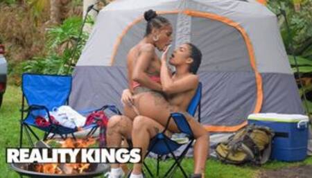 Sarai Minx Gets An Invite From Her Friend Maya Farrell To Go Camping & Bonfire