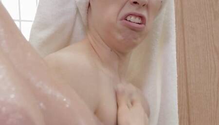 Dominant Lesbian Fun With Skye Blue  Sophia Burns Turns To A Rough Sauna Threesome - Brazzers