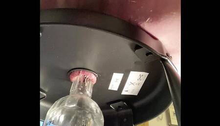 Insertion of a bottleneck in my butthole and a cumshot for your face.