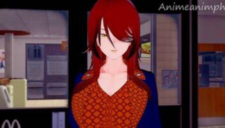 FOOD WARS RINDO KOBAYASHI ANIME HENTAI 3D UNCENSORED