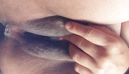 I like to touch myself when my lover finishes inside me and I end up in a good orgasm