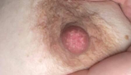 Amazing tits teasing clit