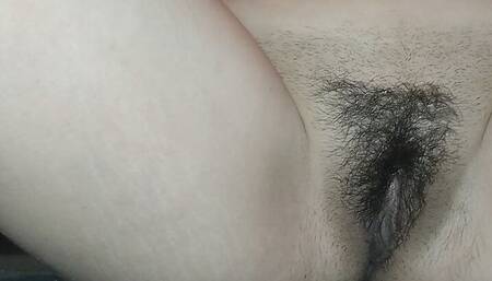 latin girl shows hairy pussy and masturbates for desi and indian guys