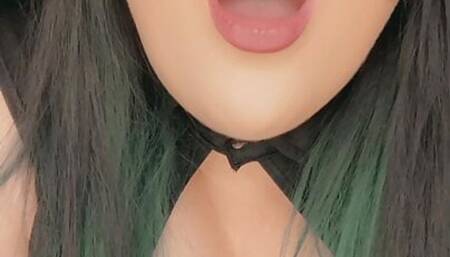 Smoking bella police uniform