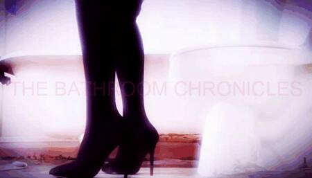 It was all a dream - Black Pants Shoe - The Bathroom Chronicles - BC52023