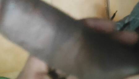 indian big black cock hand practice