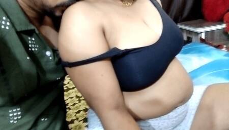 Sexy aunty RiyajiBansalji hotgirl21 and desi servant boyfriend hotdesixx full secret romance dance boobs.