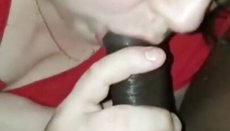 Bbwbootyful sucking bbc till he explodeds in my mouth