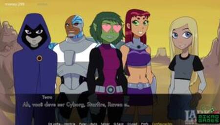 [Gameplay] Teen titans ep 18 Conhecendo Terra a Novinha Loira