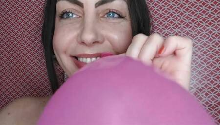 Balloon Fetish and Masturbation Video
