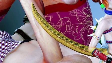 Kawaii Bowsette Gives Double Barrel Tail Job Episode 6 cat Secretary Breast expansion many cum shots MMF