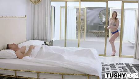 TUSHY Beautiful Huge Ass Has Amazing Anal Sex With Her Siste