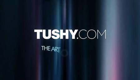 TUSHY Lana Rhodes Hot Anal Creampie with Couple