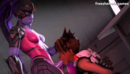 NEW 3D Shemale FUTANARI 2023 Game Sex 03