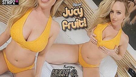 Jucy Fruit! - Huge Tits Stripper With Holly Gibbons