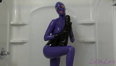 Lara sucking XXL Dildo