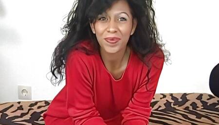 yummy choco slice plays with dildos in her holes