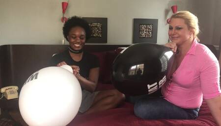 Kassey Starr convinces Selah Rain XXX to do a B2P