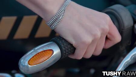 TUSHYRAW Blonde College Student Gets Oiled And Gaped