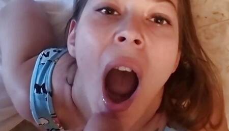 All cum on my face