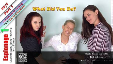 while tickling Rene's bare soles