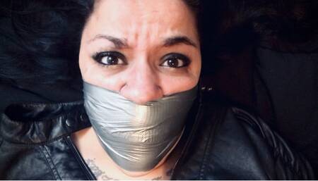 POV unamused gagged sex