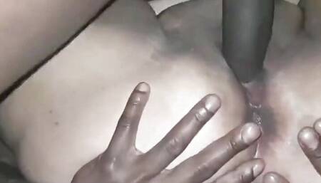 WildEnglishBBW BBC Nata4sex Drilling my pussy fingering my ass