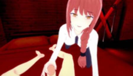 Makima and I have intense sex in a secret room. - Chainsaw Man POV Hentai