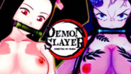 DEMON SLAYER HELPING NEZUKO TO CONTAIN HER DEMON POWERS ANIME HENTAI 3D UNCENSORED