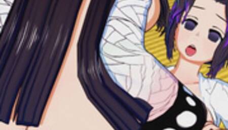 Demon Slayer - Shinobu Kochou X Futa Kanae 3D Hentai