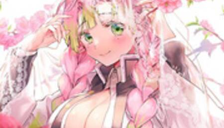 Demon Slayer: Mitsuri Kanroji Doggy Style Sex with a Beautiful Babe. (3D Hentai)