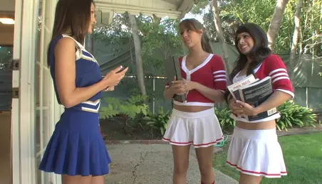 452px x 259px - Lesbian Love Movies, 69 Position, Cheerleader, Lesbian, Pussy Licking,  Threesome, Uniform, Babe, Fingering, Scissoring Porn Videos (1) - FAPSTER