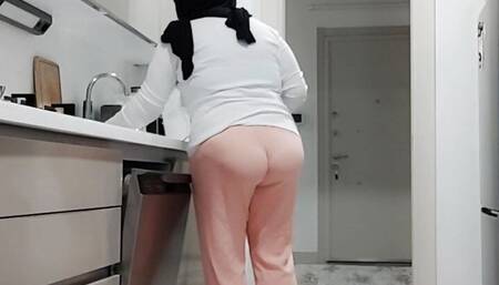 I saw my stepson play with his dick while I was at work.