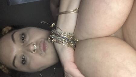 Ssbbw asss in fishnets stockings