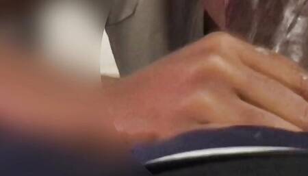 Ebony thot has a super wet throat. Can't help but to make her suck my dick