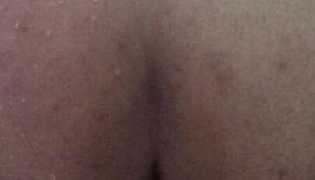 Young sissy takes dildo deep in ass