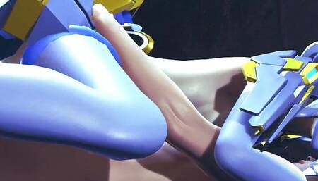 Robot Girl Cowgirl : 3D Hentai