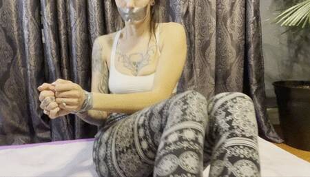 Raw footage GreasyRose duct taped securely