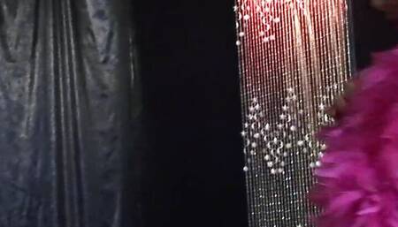 These sexy blonde strippers are lesbian and they love