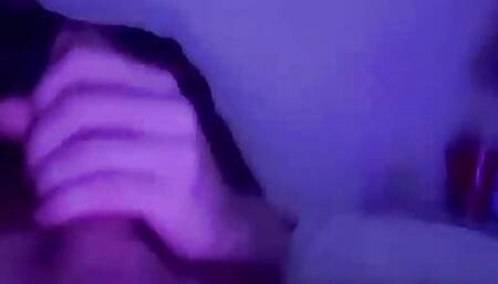 Shoot jizz on my own face by accident!