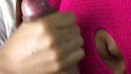 my friend comforts me with a rich blowjob