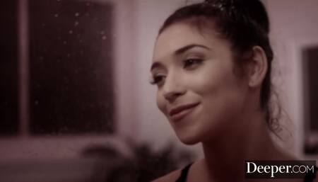 Deeper. Puny Ballerina Sky Has Strenuous Hump With Playmate