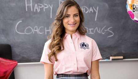 Highschool Teen With Braces Fucked By Coach On His Birthday