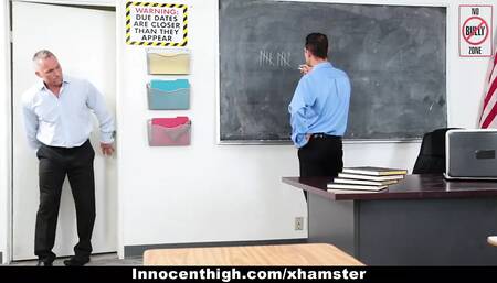 InnocentHigh- School Girl Fucks Both Her Teachers