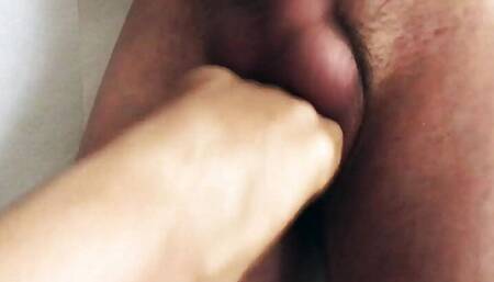 Ballbusting & Footjob in Pantyhose